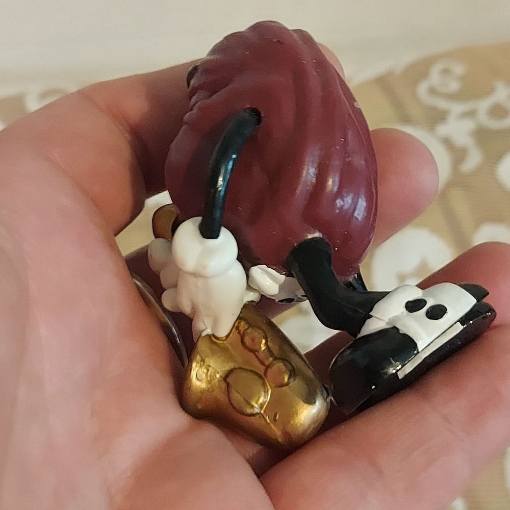 Vintage 1987 California Raisins Saxophone Player PVC Figure 3 Inch 80s Toy - Picture 4 of 6